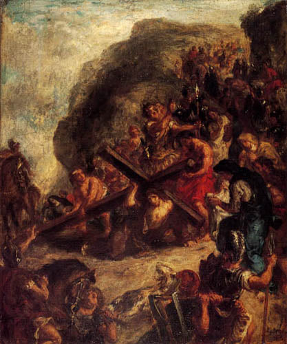 El puerto de la cruz de Cristo – Eugène Delacroix Eugène Delacroix Master Apollon