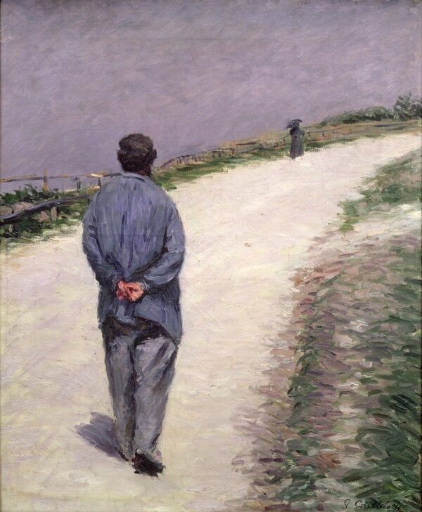 Père Magloire en el camino a Saint-Clair, Etretat – Caillebotte Gustave Caillebotte Master Apollon