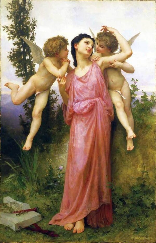 Pensamientos tiernos – William Bouguereau William Bouguereau Master Apollon