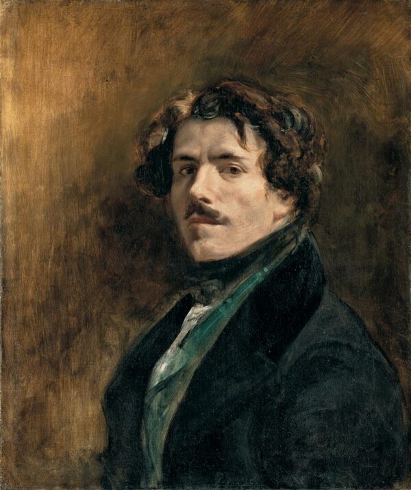 Autorretrato con chaleco verde – Eugène Delacroix Eugène Delacroix Master Apollon