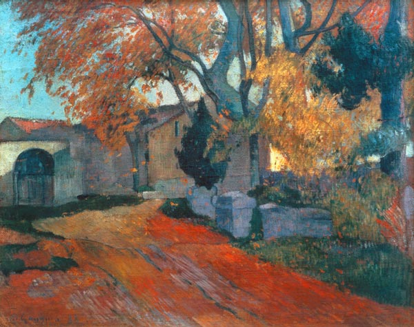 La Allee de los Alyscamps – Paul Gauguin Paul Gauguin Master Apollon