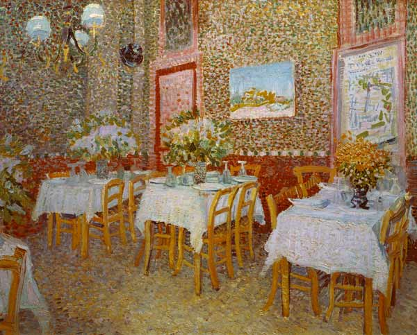 Interiores de un restaurante – Vincent van Gogh Vincent Van Gogh Master Apollon