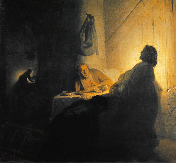 El Cristo resucitado junto a Emmaús – Rembrandt van Rijn Rembrandt van Rijn Master Apollon