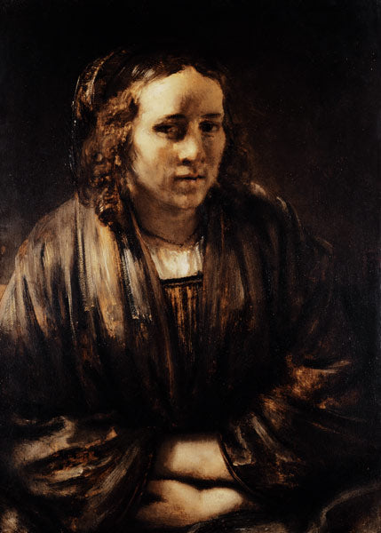 Retrato de Hendrickje Stoffels – Rembrandt van Rijn Rembrandt van Rijn Master Apollon