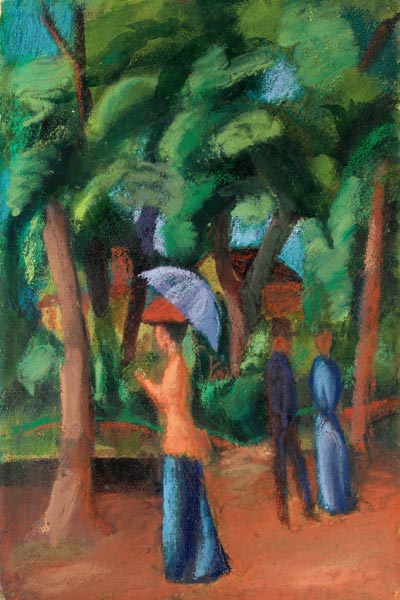 Paseo en el parque – August Macke August Macke Master Apollon