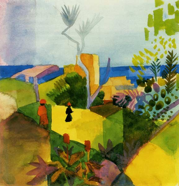 Paisaje junto al mar – August Macke August Macke Master Apollon