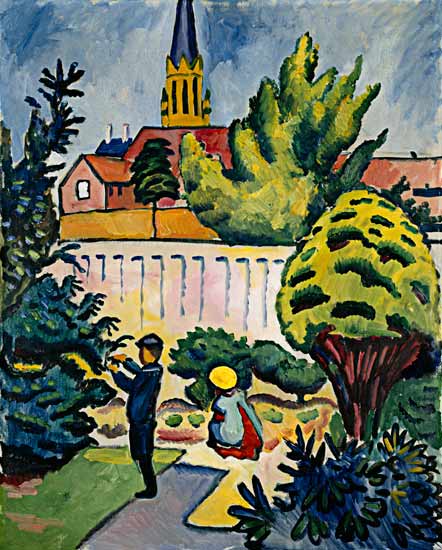 Niños en el jardín – August Macke August Macke Master Apollon