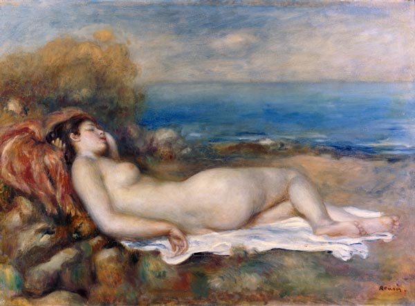 Baños reposando a la orilla del mar – Pierre-Auguste Renoir Pierre-Auguste Renoir Master Apollon