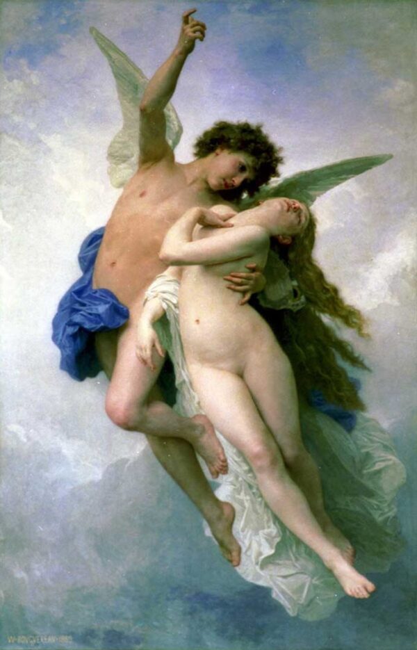 Psique y el Amor – William Bouguereau William Bouguereau Master Apollon