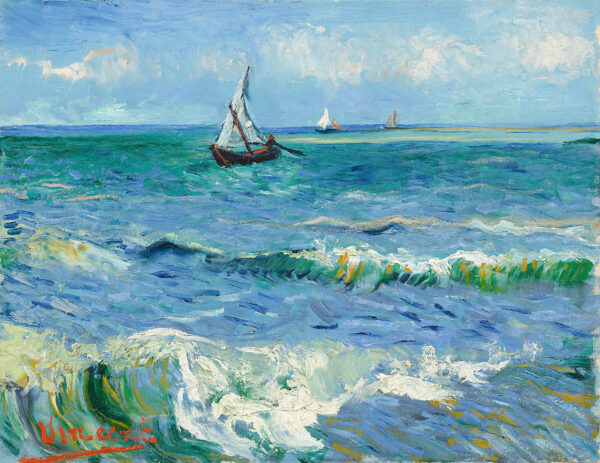 La mar en Saintes-Maries de la Mer – Van Gogh Cuadros populares Master Apollon