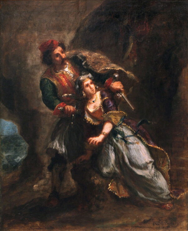 La novia de Abidos – Eugène Delacroix Eugène Delacroix Master Apollon