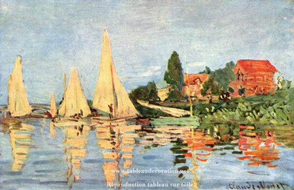 Régatas en Argenteuil – Claude Monet Claude Monet Master Apollon