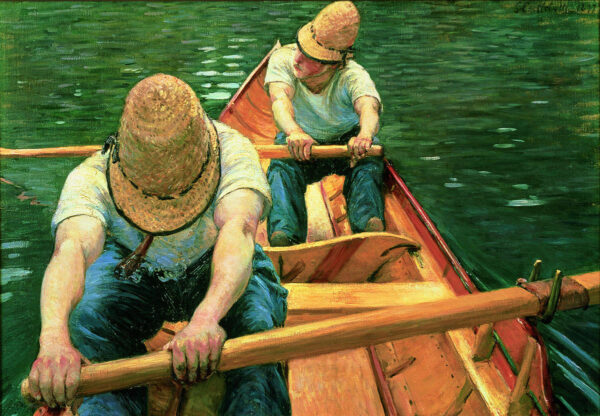 Canotiers remando en el Yerres – Caillebotte Gustave Caillebotte Master Apollon