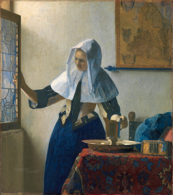 Joven mujer con la jarra – Johannes Vermeer Johannes Vermeer Master Apollon