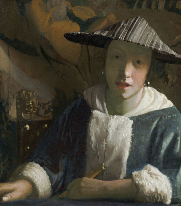 La joven con la flauta – Johannes Vermeer Johannes Vermeer Master Apollon