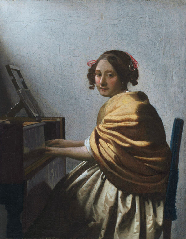 Dama tocando el virginal – Johannes Vermeer Johannes Vermeer Master Apollon