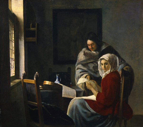 La lección de música interrumpida – Johannes Vermeer Johannes Vermeer Master Apollon