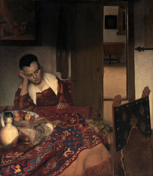 Una joven dormida – Johannes Vermeer Johannes Vermeer Master Apollon