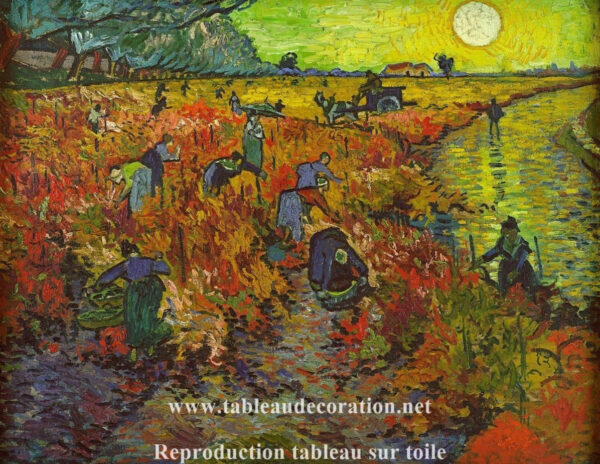 La Vigna roja de Arles – Van Gogh Cuadros populares Master Apollon