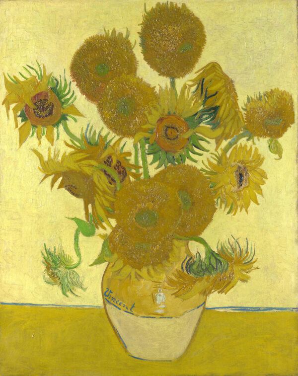 Jarrón con quince girasoles – Van Gogh Serie Girasoles de Vincent van Gogh Master Apollon