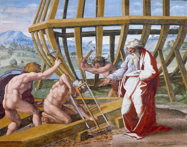 La construcción del arca – Raphaël (pintor) Rafael Sanzio Master Apollon