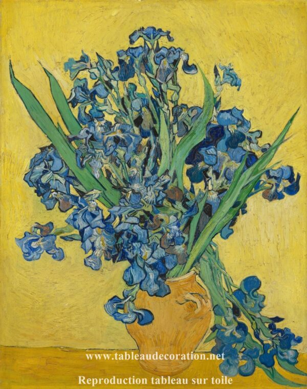 Los iris amarillos (Vaso con iris) – Van Gogh Cuadros populares Master Apollon