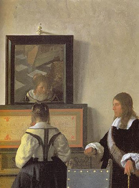 El detalle de la lección de música – Johannes Vermeer Johannes Vermeer Master Apollon