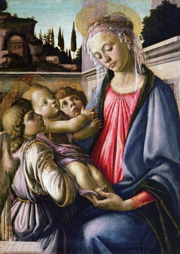 Madonna con un niño y un ángel – Sandro Botticelli Sandro Botticelli Master Apollon