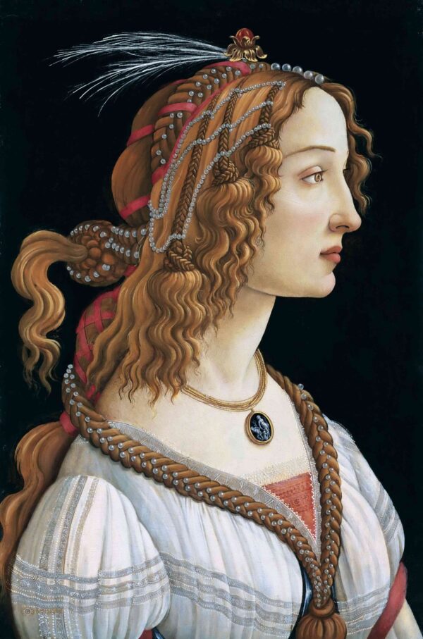 Retrato idealizado de una mujer (Retrato de Simonetta Vespucci como ninfa) – Sandro Botticelli Sandro Botticelli Master Apollon