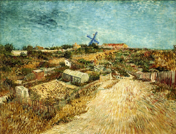 Jardines de hortalizas de Montmartre – Van Gogh Vincent Van Gogh Master Apollon