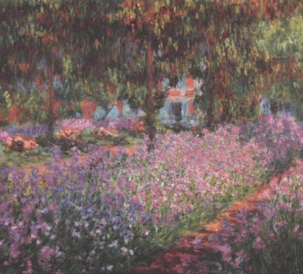 El jardín del artista en Giverny (iris) – Claude Monet Claude Monet Master Apollon