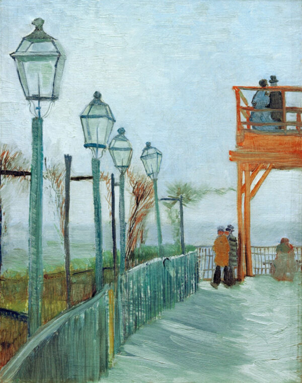 Terraza y Mirador en el Molino de Blute-Fin, Montmartre – Van Gogh Vincent Van Gogh Master Apollon