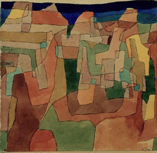 Roca al borde del mar, 1924 – Paul Klee Paul Klee Master Apollon