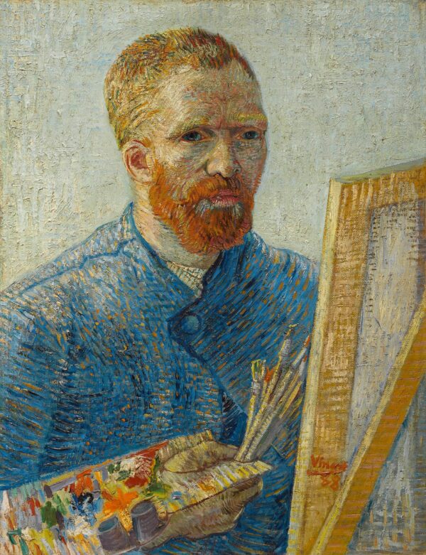 Autorretrato en el caballete – Van Gogh Autorretratos de Vincent van Gogh Master Apollon