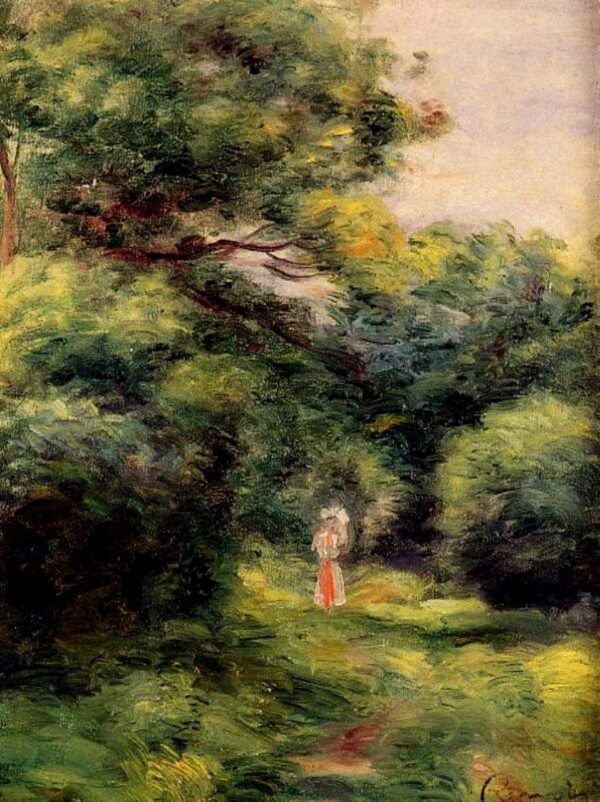 Caminando en el bosque, Mujer con un niño en brazos – Pierre-Auguste Renoir Pierre-Auguste Renoir Master Apollon