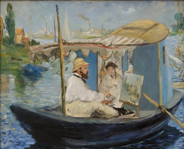 Claude Monet pintando en su taller – Edouard Manet Édouard Manet Master Apollon