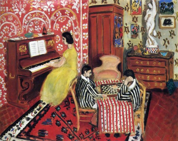 Pianista y jugadores de damas – Matisse Henri Matisse Master Apollon