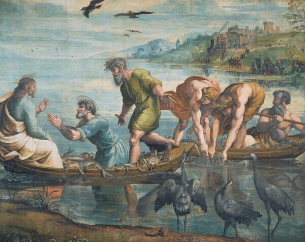 El sorteo milagroso de los peces – Raphaël (pintor) Rafael Sanzio Master Apollon