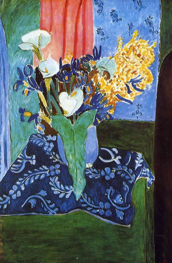 Lirios Calla, Iris y Mimosas – Matisse Henri Matisse Master Apollon