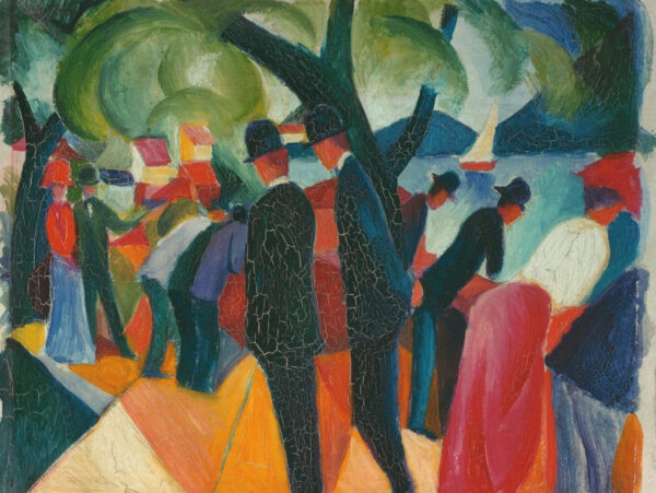 Marcha sobre el puente – August Macke August Macke Master Apollon