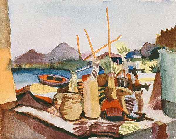 Paisaje en Hammamet – August Macke August Macke Master Apollon