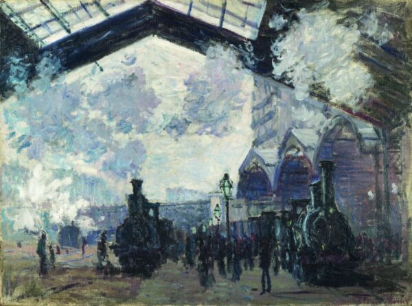 La estación de tren de Saint-Lazare de Claude Monet Claude Monet Master Apollon