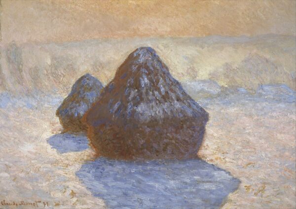 Las pacas de heno: Efecto de nieve – Claude Monet Claude Monet Master Apollon