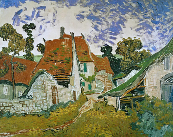 Rue de village à Auvers – Van Gogh se traduce como “Calle de pueblo en Auvers – Van Gogh Vincent Van Gogh Master Apollon