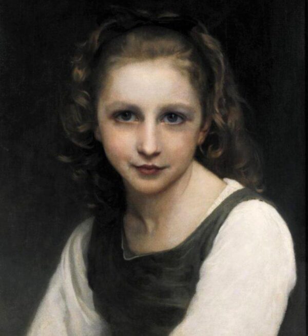 Retrato de una joven de William Bouguereau William Bouguereau Master Apollon