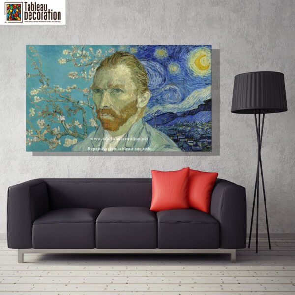 Retrato de Van Gogh en Tableau Vincent Van Gogh Master Apollon 2