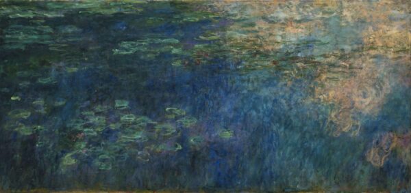 Reflexiones de nubes sobre el estanque de nenúfares – Claude Monet Claude Monet Master Apollon