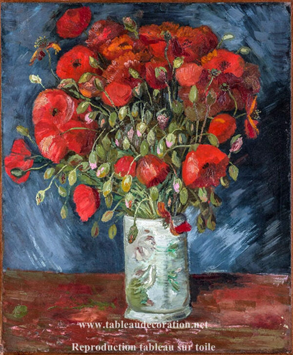 Jarrón de amapolas – Van Gogh Vincent Van Gogh Master Apollon