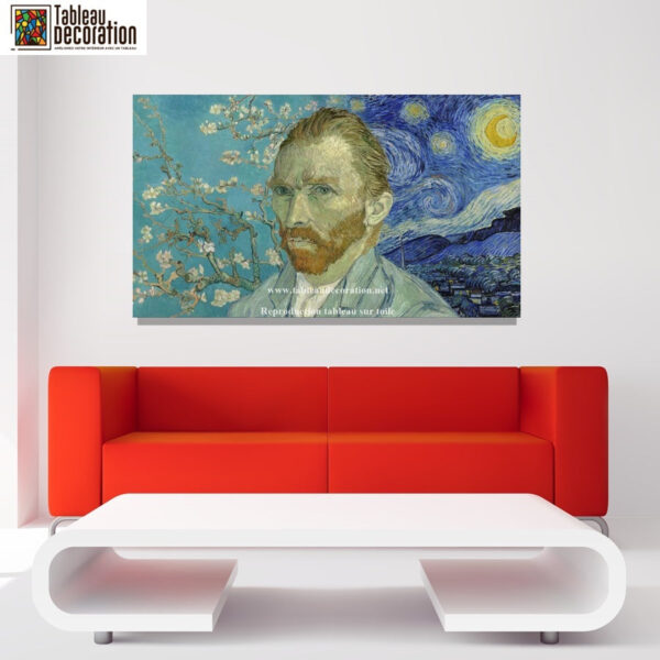 Retrato de Van Gogh en Tableau Vincent Van Gogh Master Apollon 5