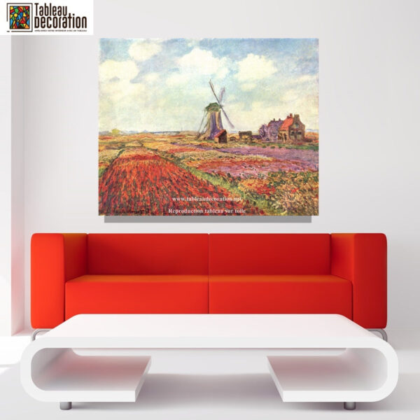 Campos de tulipanes en Holanda – Cuadro de Monet Claude Monet Master Apollon 2